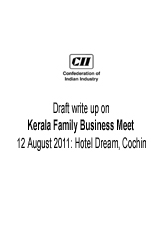 Kerala Family Business Meet